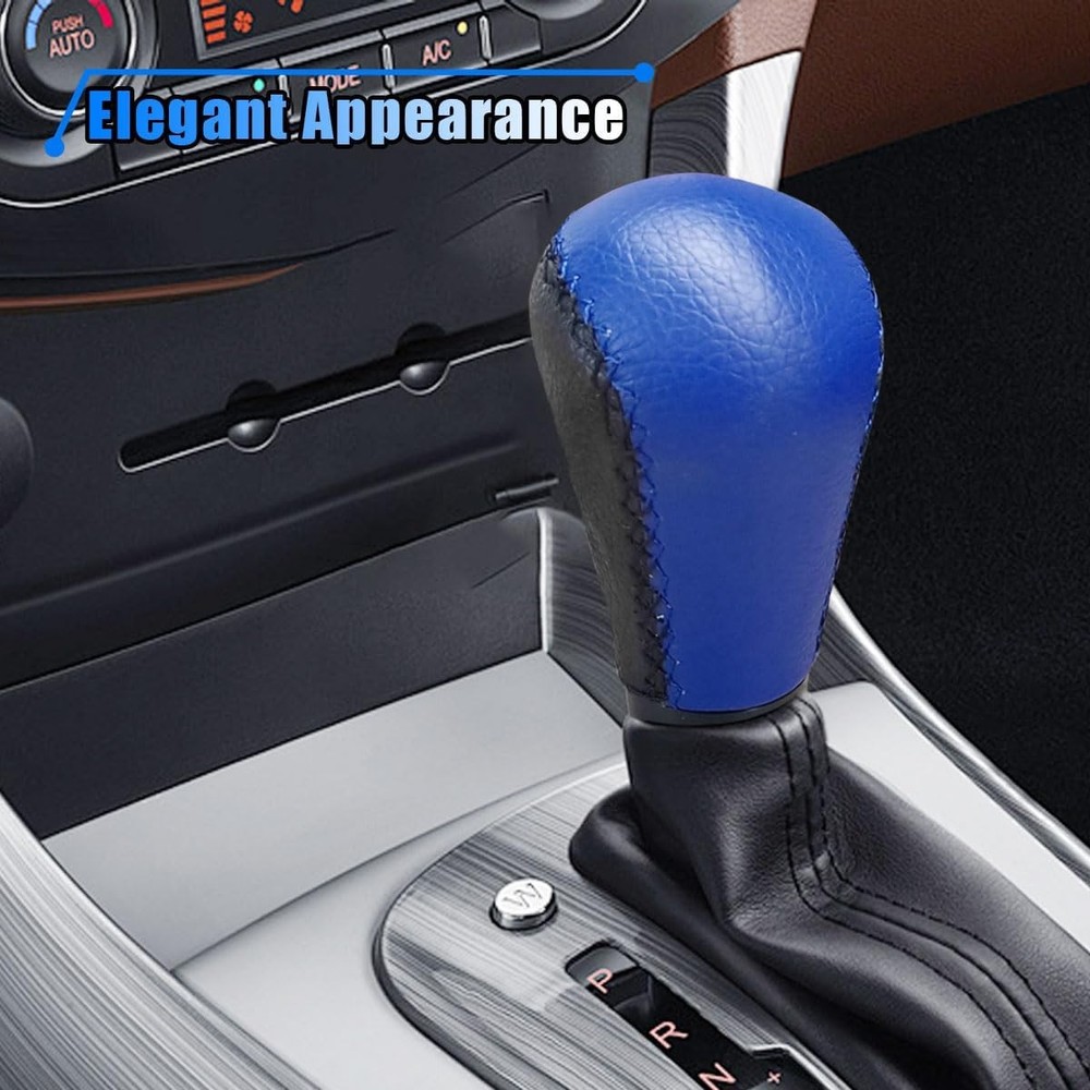 5 Speed Shifter Knobs, Manual Transmission Shift Knob, Black/Blue