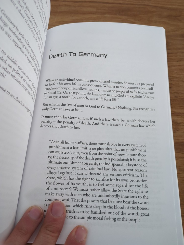 Germany Must Perish! - Theodore Kaufman