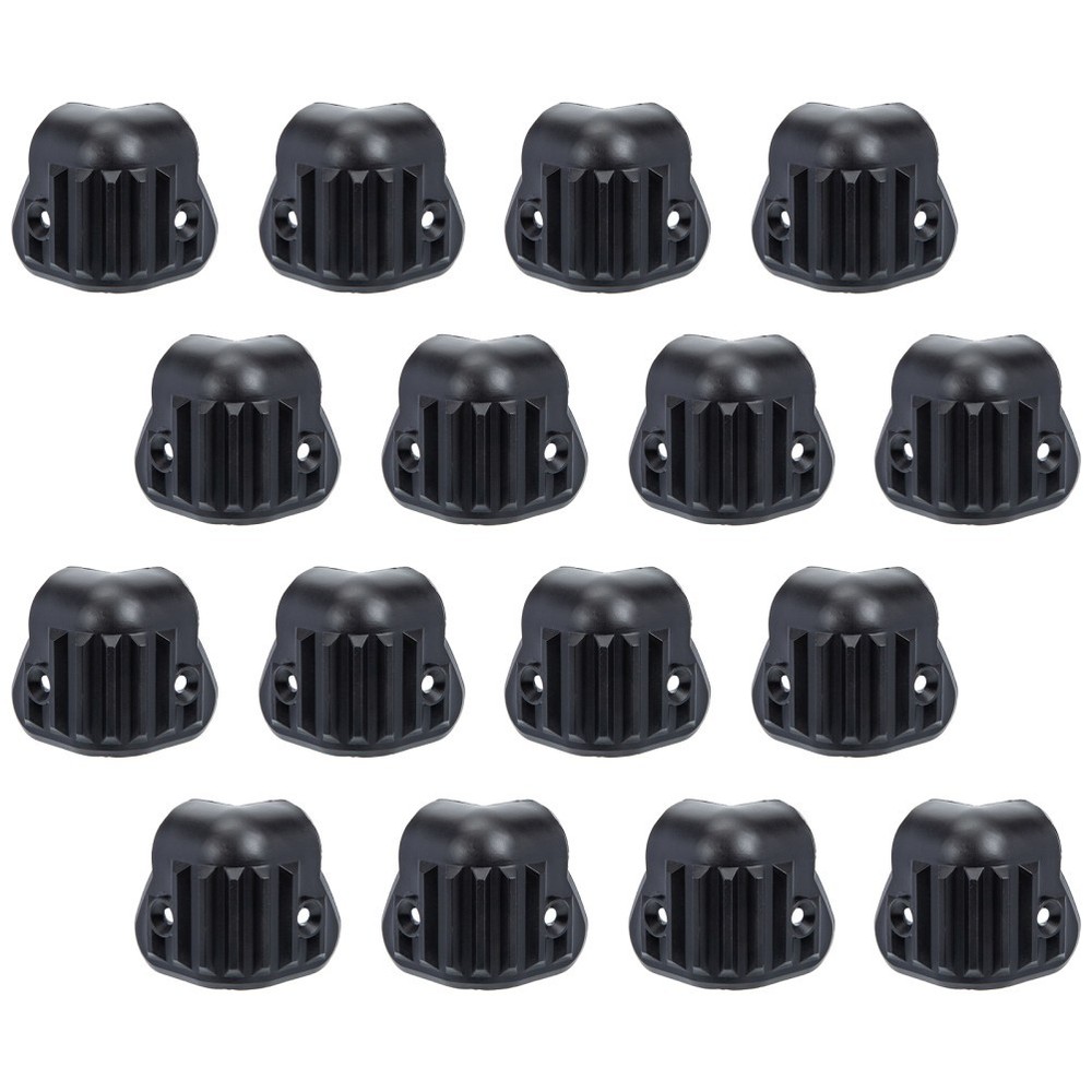 Plastic Speaker Corner Protectors 16Pcs Anti-collision Black Corners