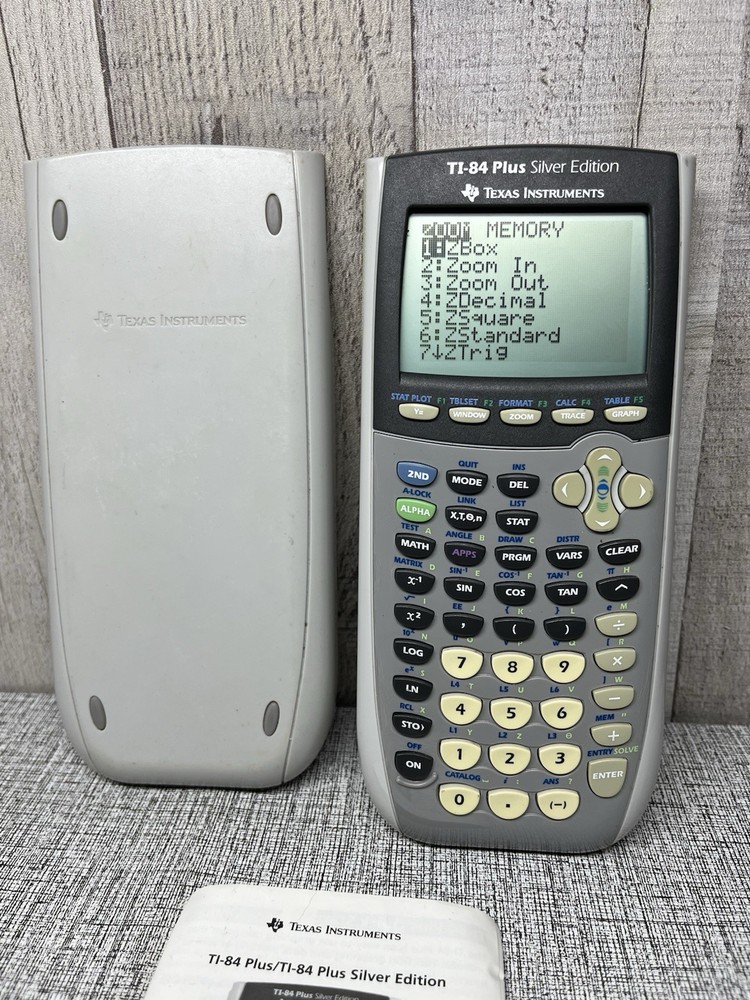 Texas Instruments TI-84 Plus Graphing Calculator - Silver Edition