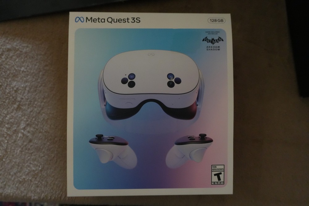 Original Meta Quest 3S 128GB Empty Retail Display Only Box – Box Only