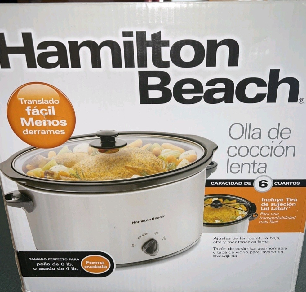 Hamilton Beach 6 Quart Slow Cooker 33167 Crock Pot