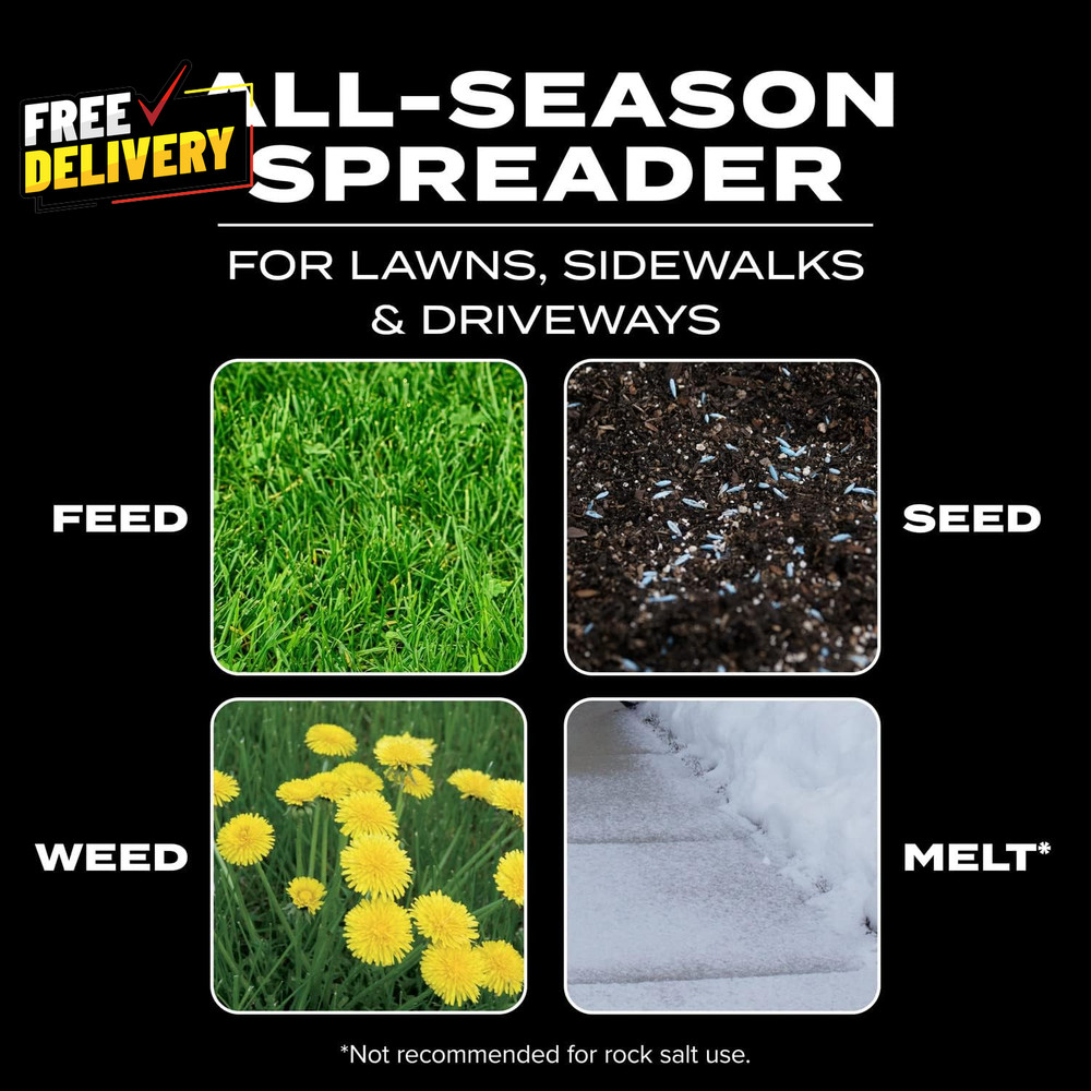 Turf Builder Edgeguard DLX Broadcast Spreader