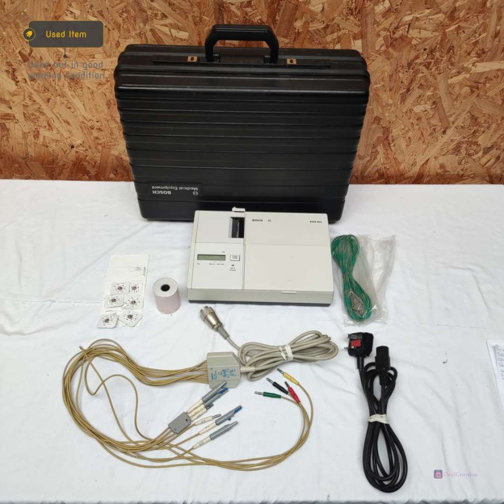 BOSCH EKG601 ELECTROCARDIOGRAPH WITH CABLES