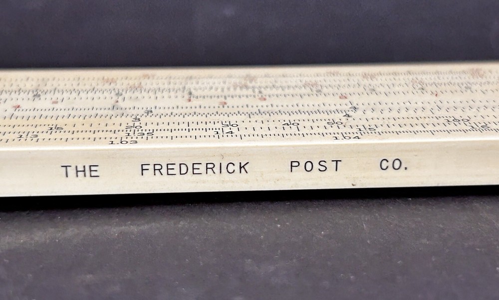 Vintage Post Versalog 1460 Slide Rule with Leather Case