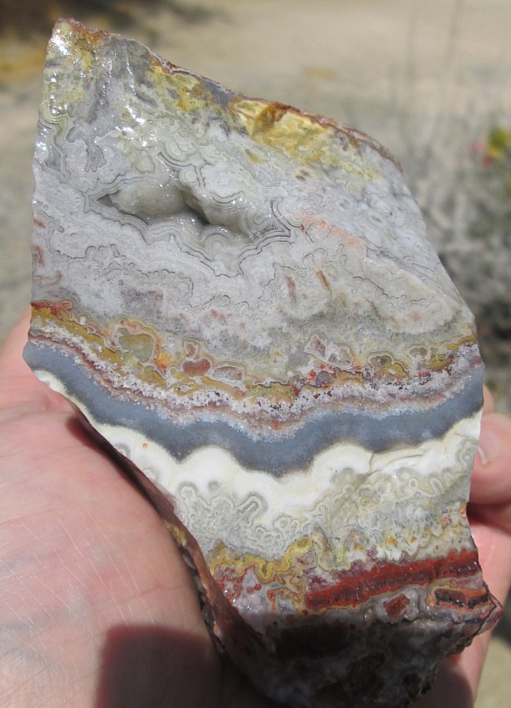 CRAZY LACE AGATE ROUGH ~ 1 lbs 15 ozs