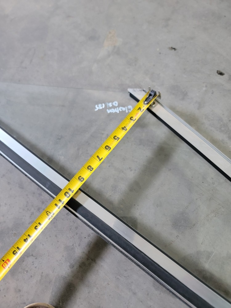 PORT AngleD GLASS WINDSHIELD W/FRAME 1997 GLASTRON GS 185 SF SKI FISH