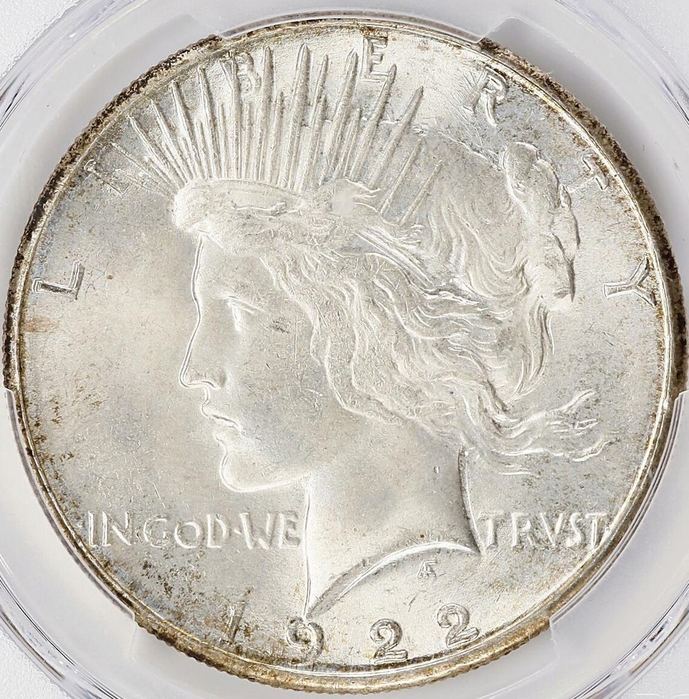 1922-S Peace Dollar MS-64+ PCGS VIDEO