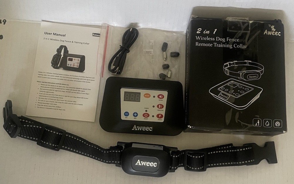 Wireless Dog Fence Remote Training Collar