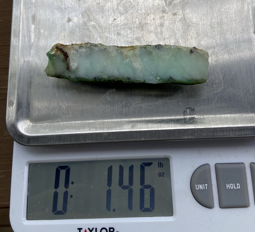 Blue Chrysoprase Rough 1.46 Oz