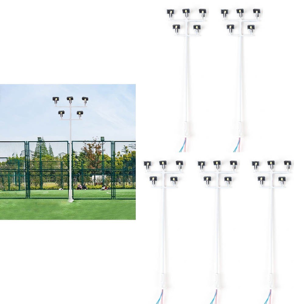 Stadium Lights Model Light 5 Model Stadium Lamp Five Heads Made With LEDs