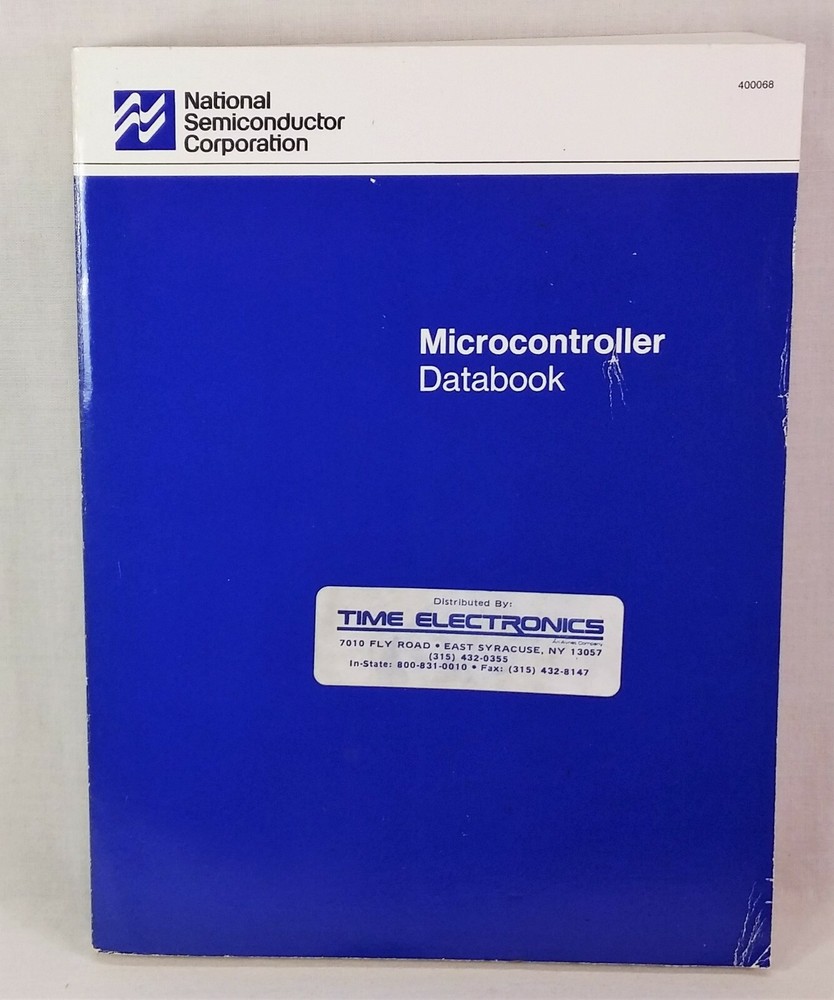 1987 National Semiconductor Microcontroller Databook