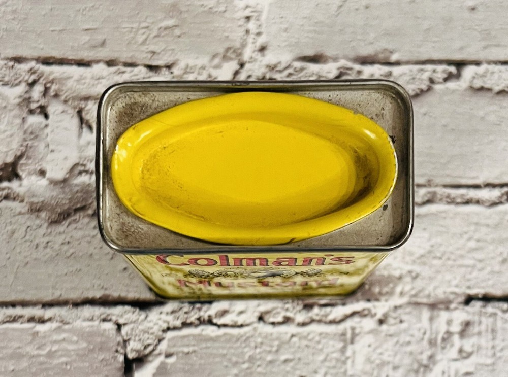 Colman's Mustard 2 oz Spice Tin (Empty)