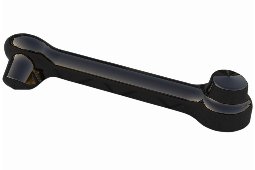 Ciro Black Front Engine Stabilizer Link Cover (73051)