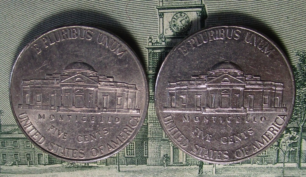2009 P & D Jefferson nickels circulated