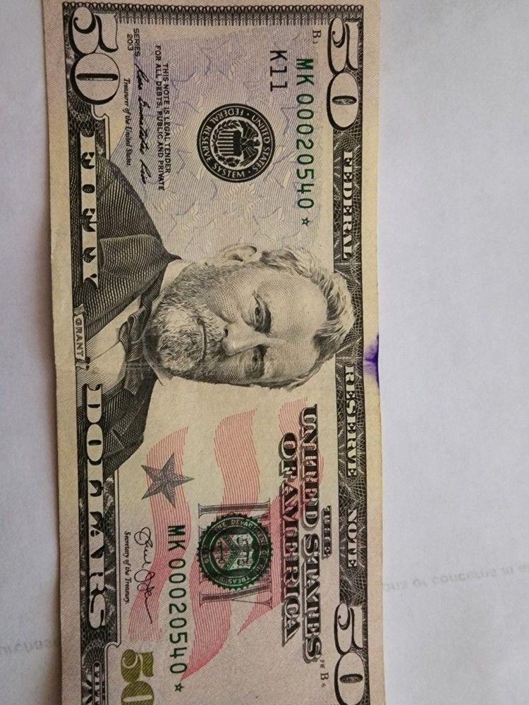 StarNote Fancy Note, Ink Error