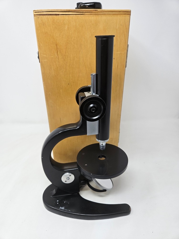 Vintage WM‑1 Microscope – Made in USSR – Soviet Lab Instrument
