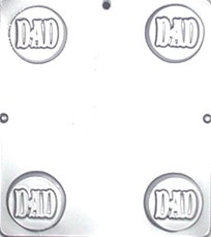 "DAD" Chocolate Cookie Sandwich Mold 1629 NEW