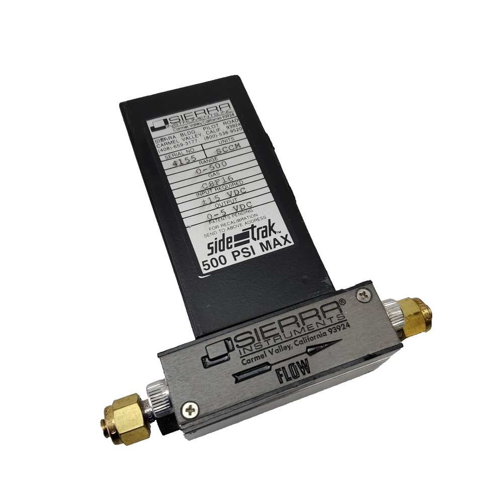 Sierra Instruments Range 0-500 SCCM Air Side Trak 500 PSI Flow Meter