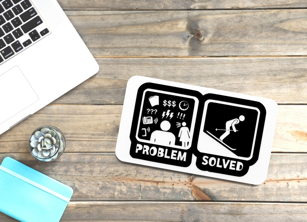 Problem Solved | Funny sign For Home or Office