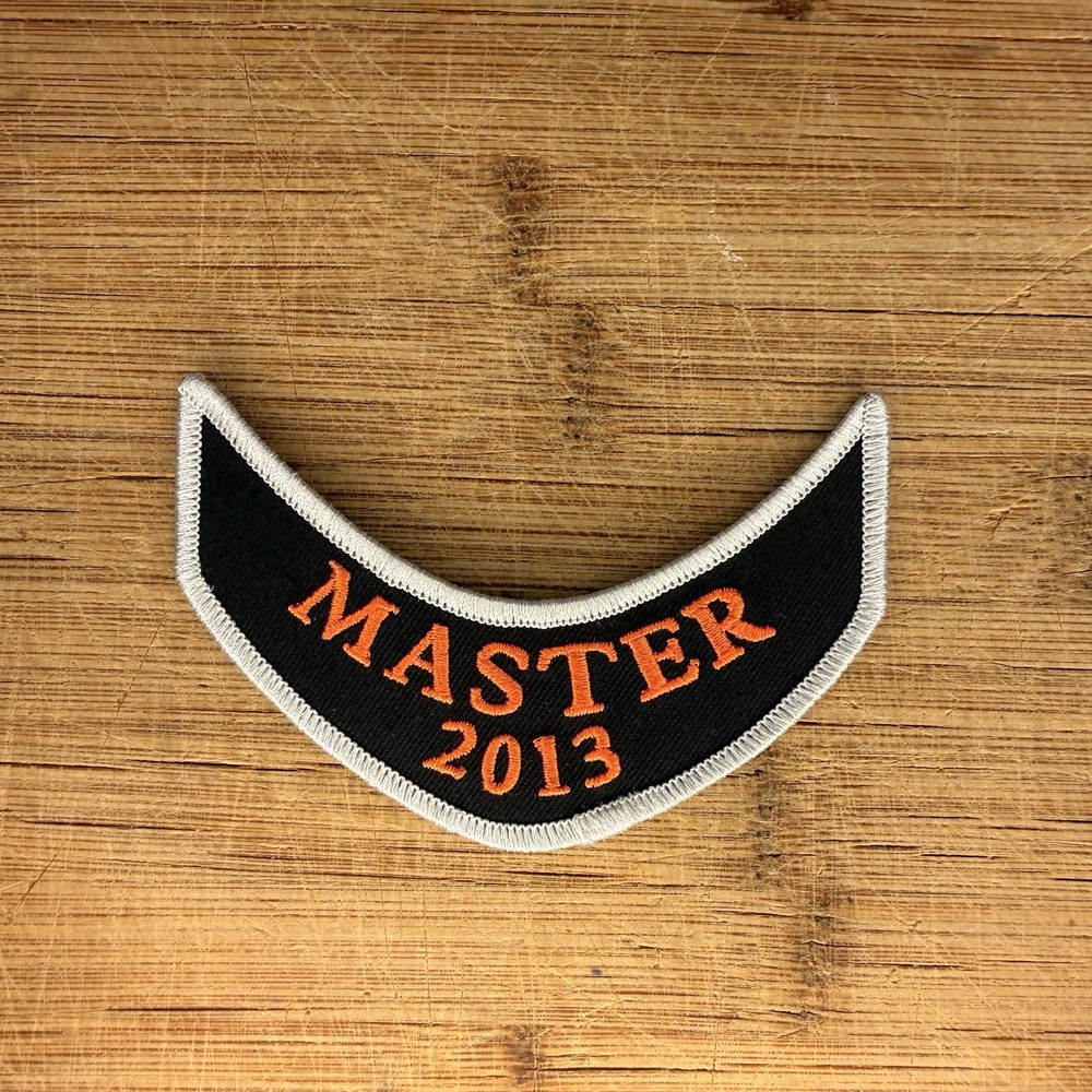 Harley Davidson PHD Service Master 2013 Rocker Patch Embroidered 4x2.75in