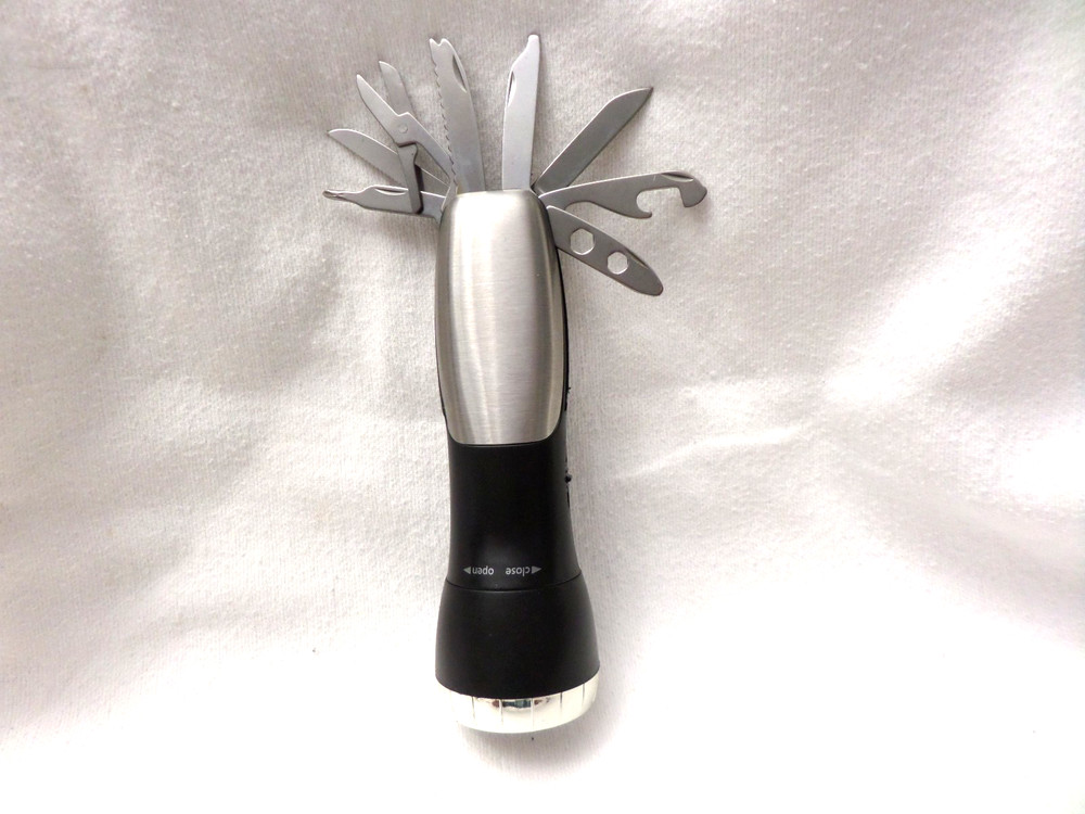 16 in 1 Multi-Tool Led Torch and Emergency Flash Pocket Flash Light Very Bright