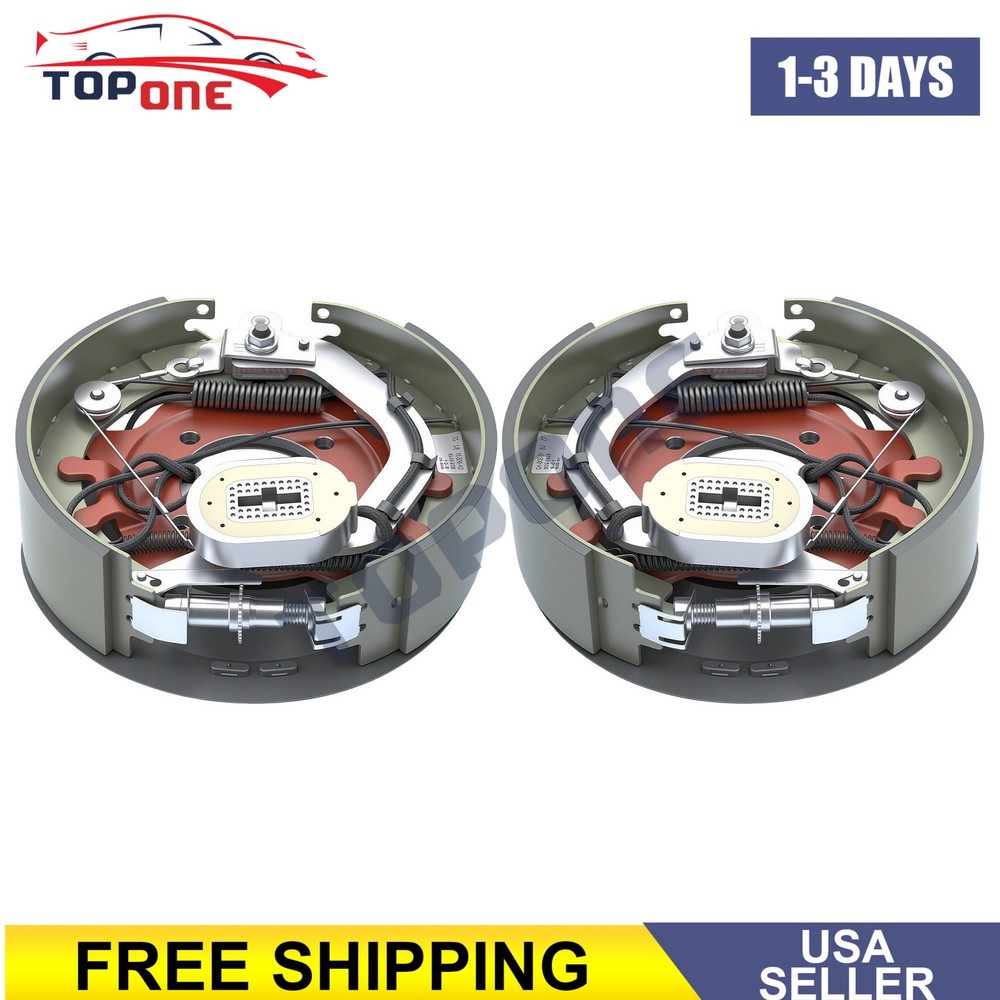 Electric Trailer Backing Plate Brake 12-1/4 x 3-3/8 8000 Set for Dexter 8K Axle