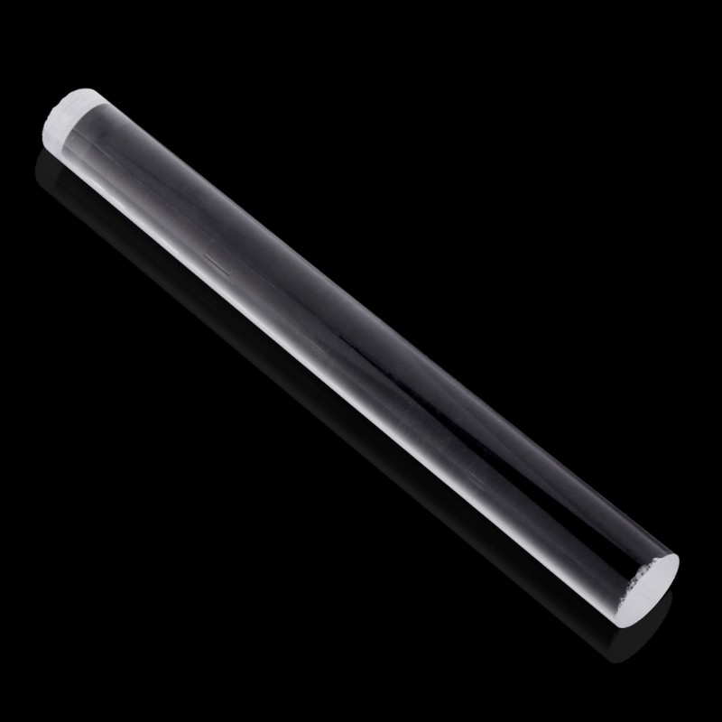 Transparent Acrylic Solid Roll Clay Rolling Pin Fondant Baking Pastry Roller