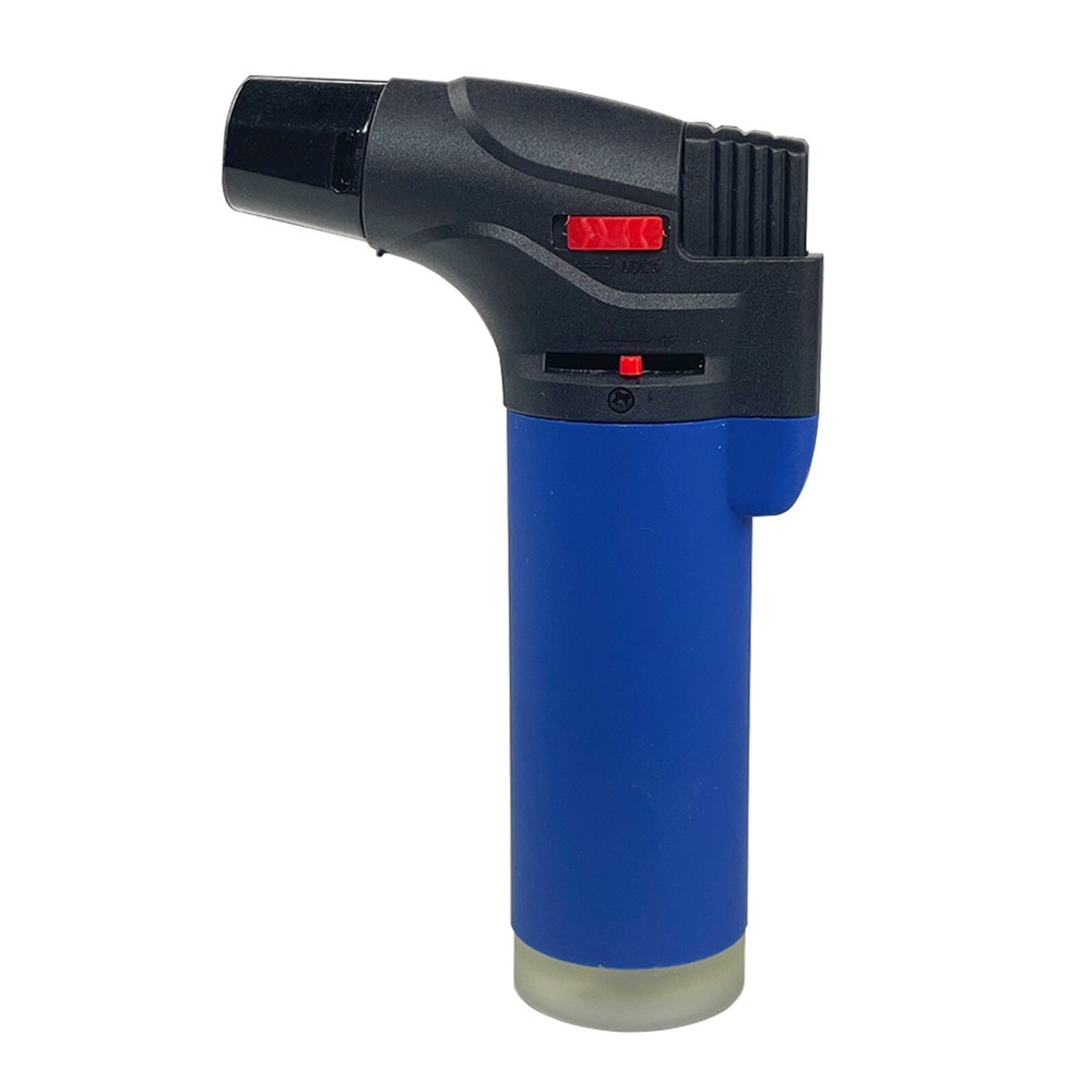 12 Pack Jumbo 4"Single Jet Flame Torch Gun Lighter Refillable Lockable Windproof