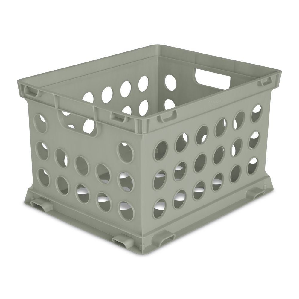 CRATE STORAGE CONTAINERS Plastic Milk Crates Bins
