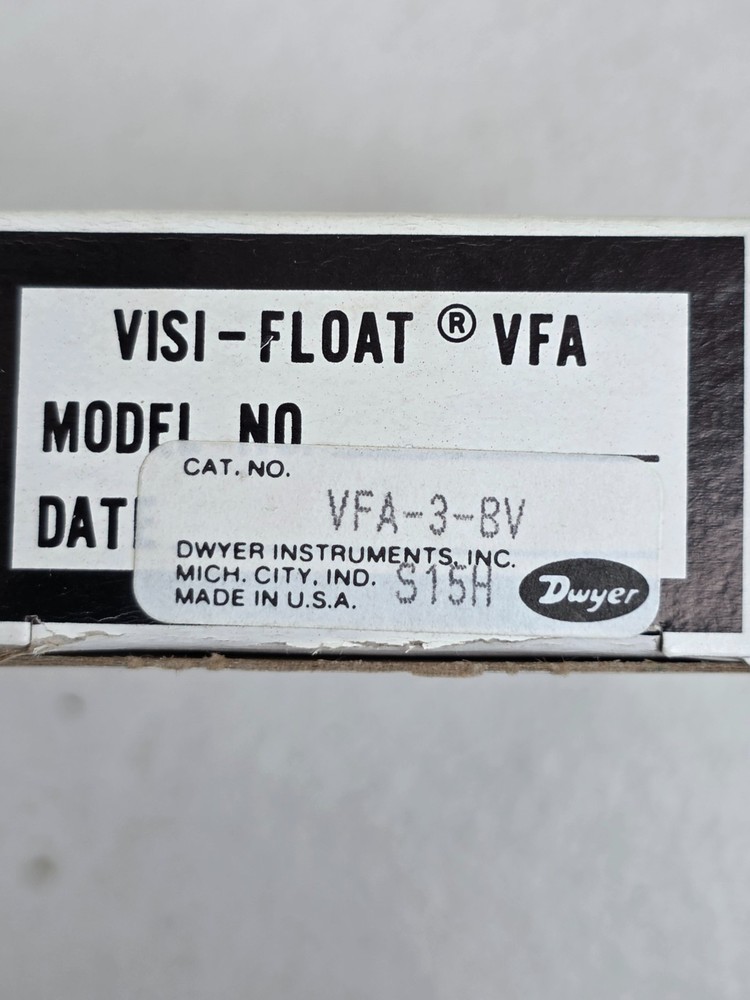 Dwyer Visi-Float Flowmeter VFA-3-BV