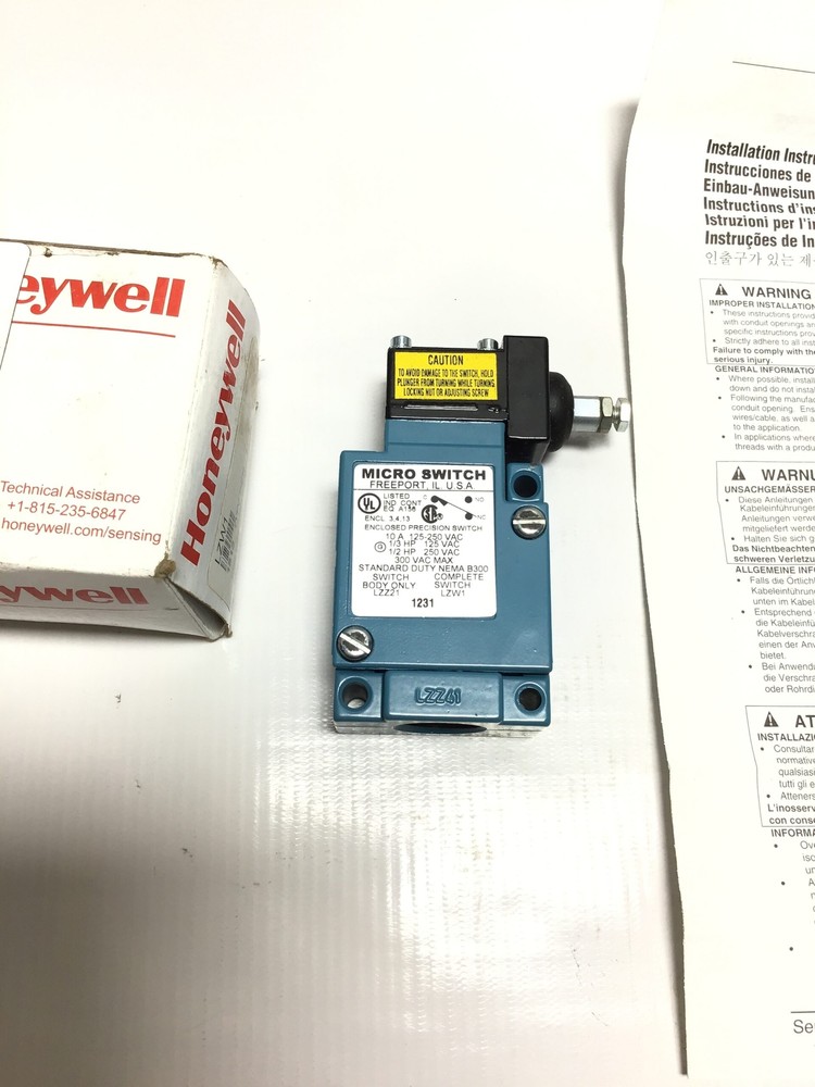 Honeywell LZW1 1813 Micro Switch | Heavy Duty Limit Switch