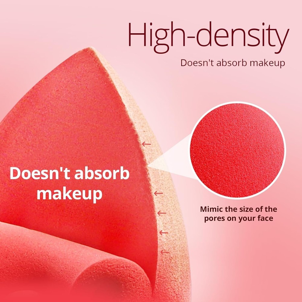 Beakey 5 Pcs Makeup Blender Beauty Sponge Set
