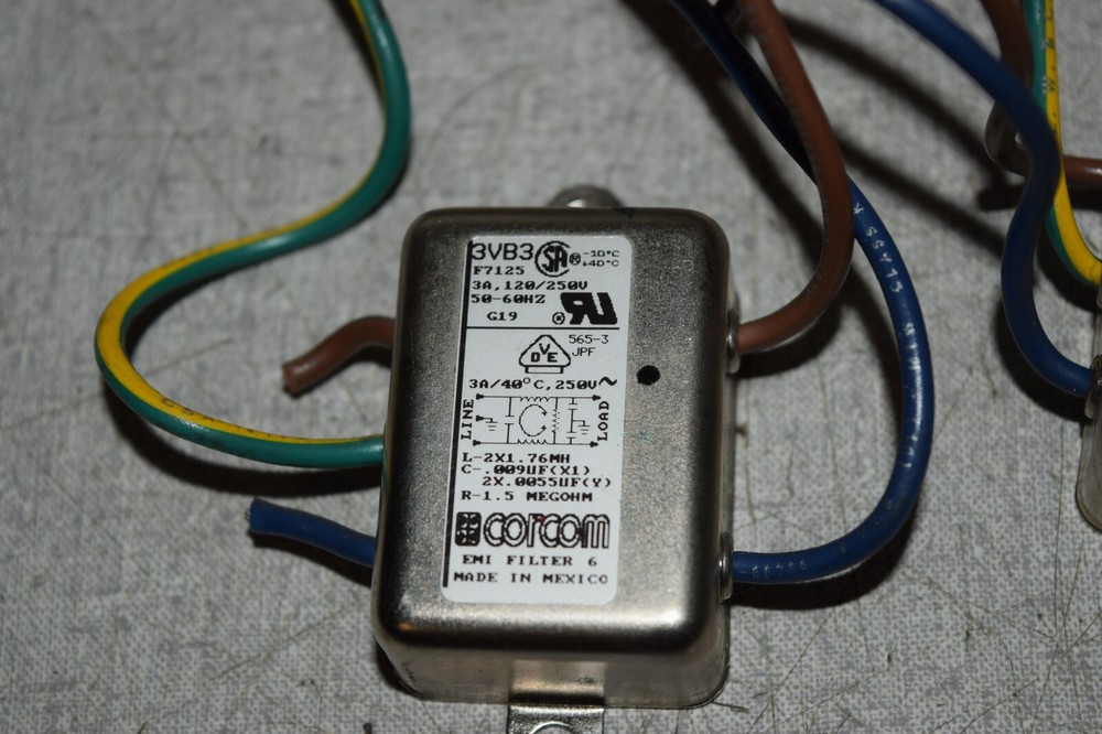 Corcom 3VB3 EMI Filter Lot of 3