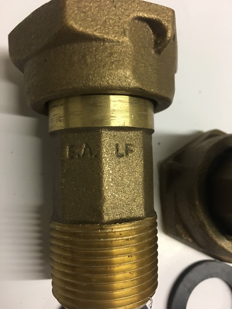 1" Tailpiece Length Meter Coupling Lead-Free