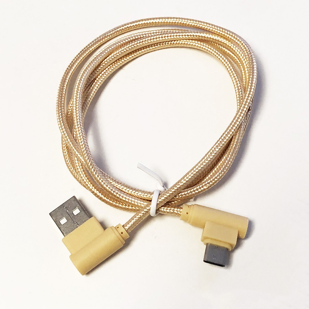 1M Type C 90° Right Angle USB C 3.1 Fast Data Sync Charging Charger Cable