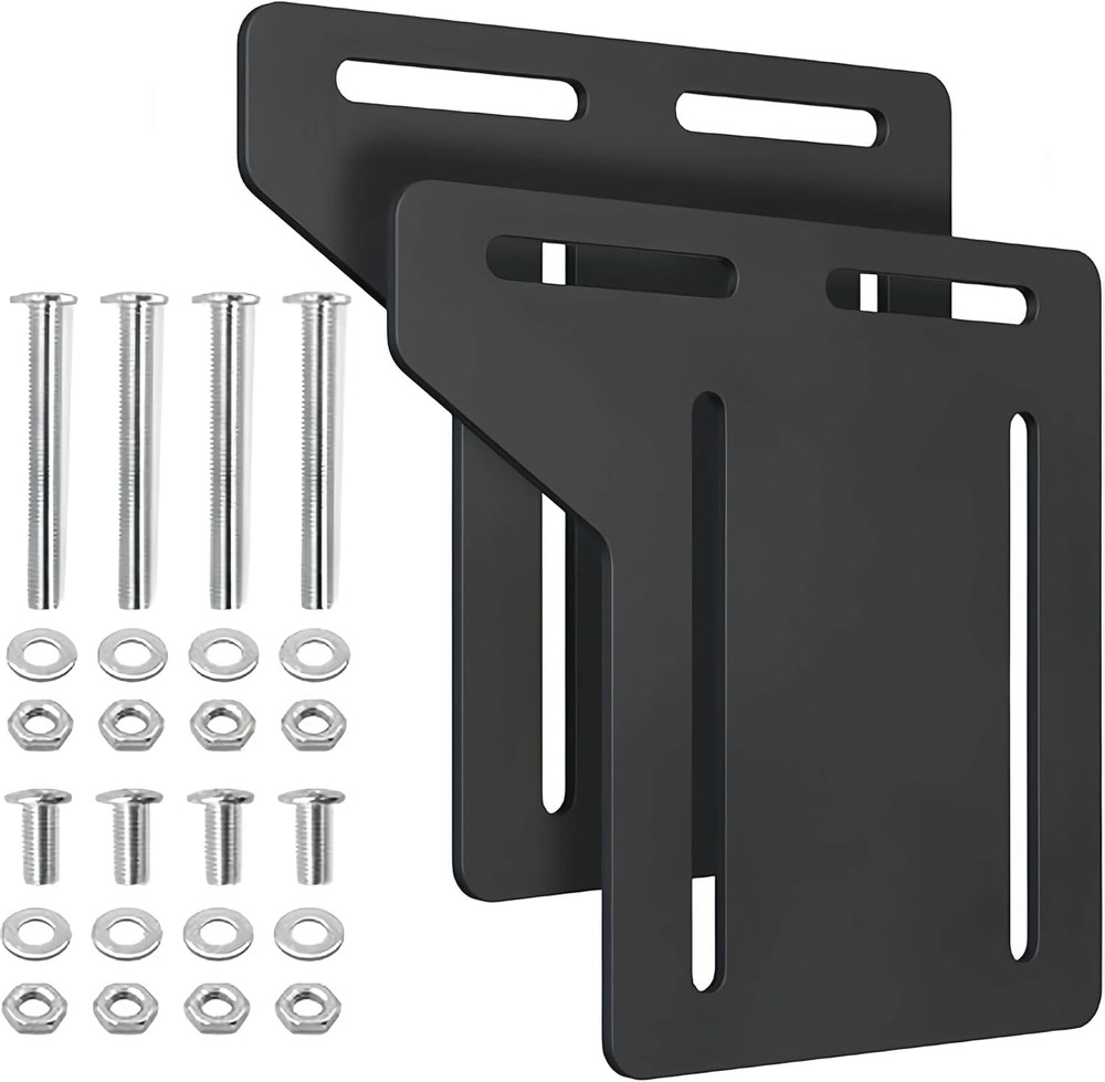 2 PCS Bed Frame Brackets Adapter Kit Fits Bed Frame Adapter Bracket,Replace Head