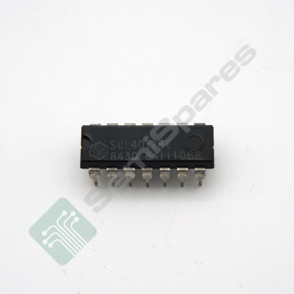 2 pcs. SOLID STATE SCL4072BE CMOS IC 14-DIP DUAL 4-INPUT OR GATE