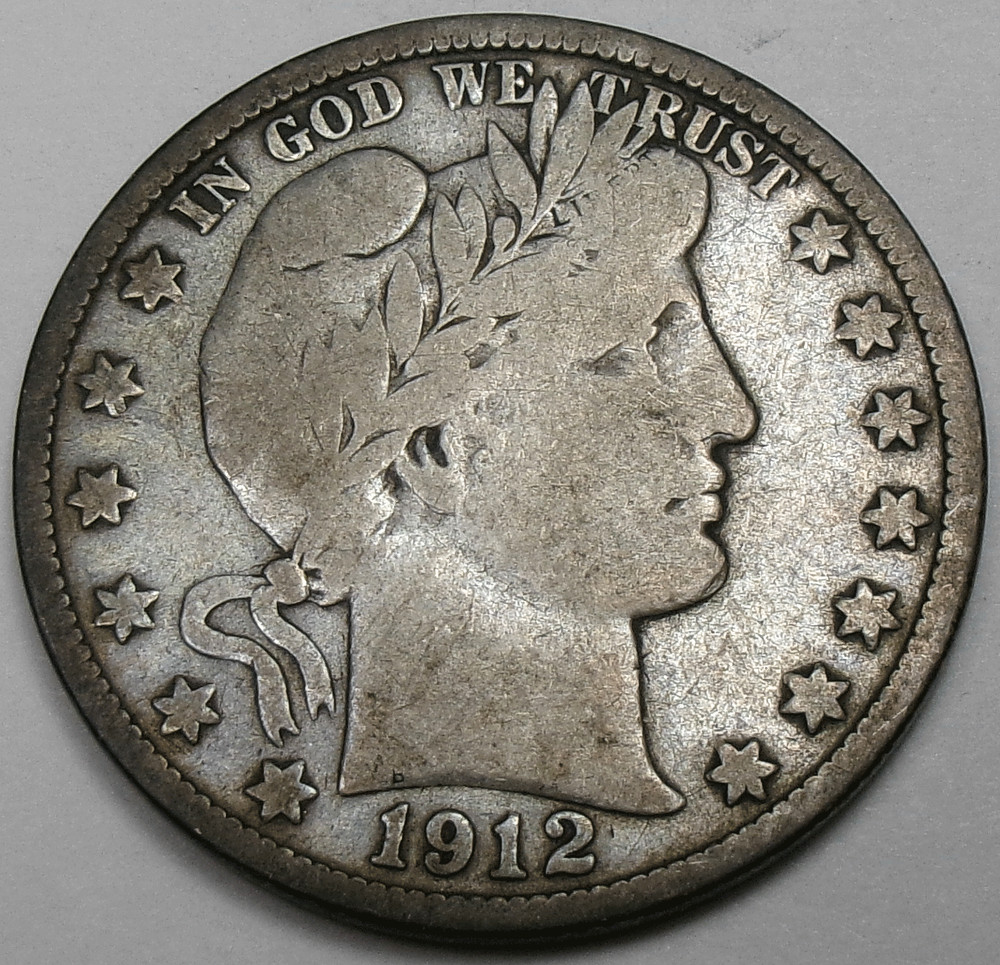 1912-D Barber 50¢ Half Dollar