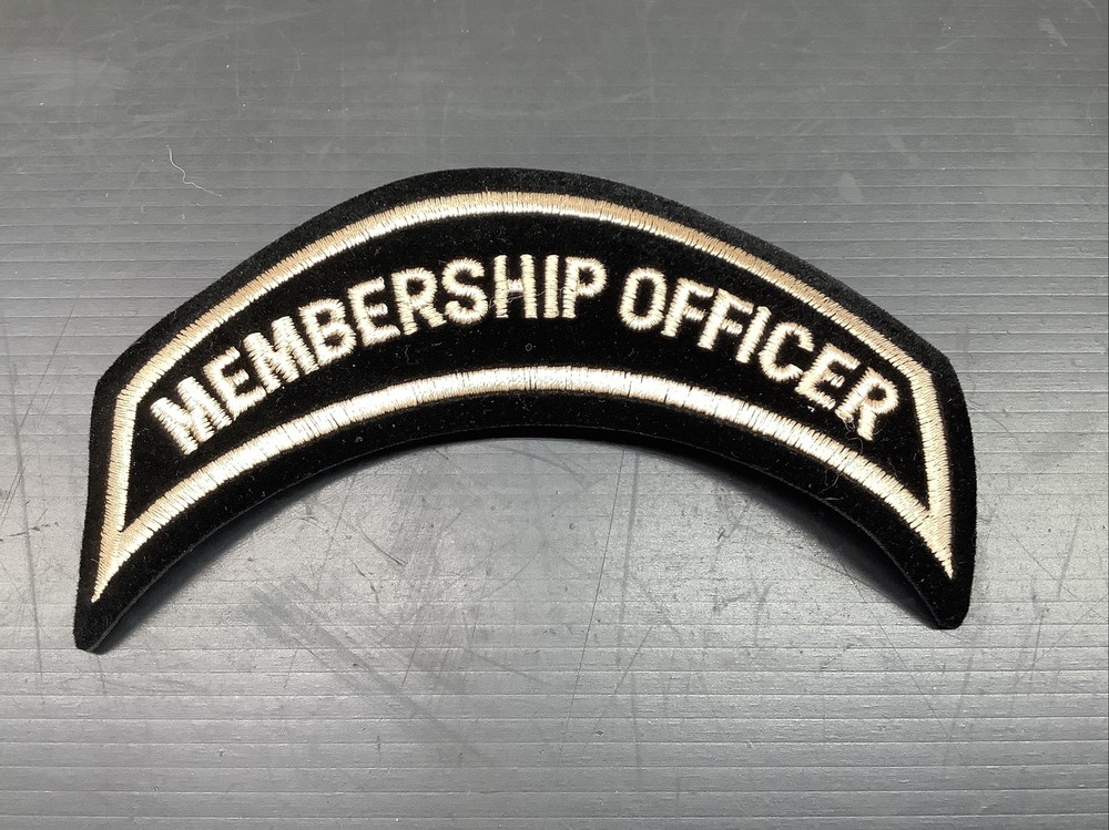 HARLEY DAVIDSON HARLEY OWNERS GROUP MEMBERSHIP OFFICER PATCH