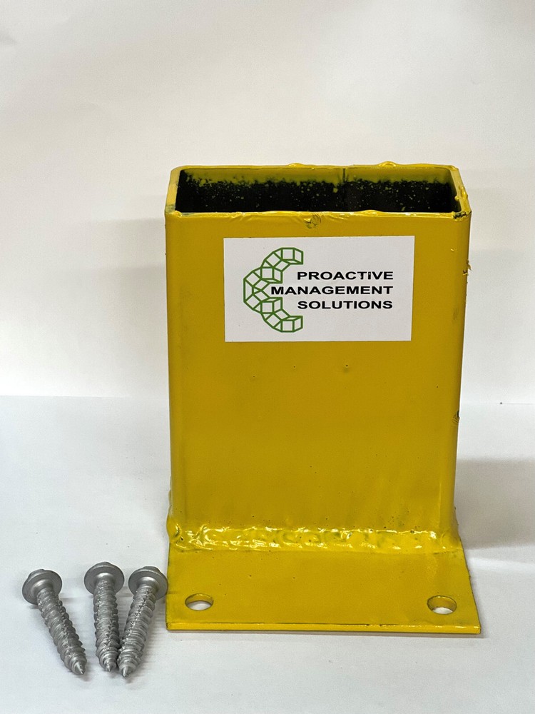 Metal Guardrail Boot/ Shoe (Safety Rail)- PROACTIVE MANAGEMENT SOLUTIONS