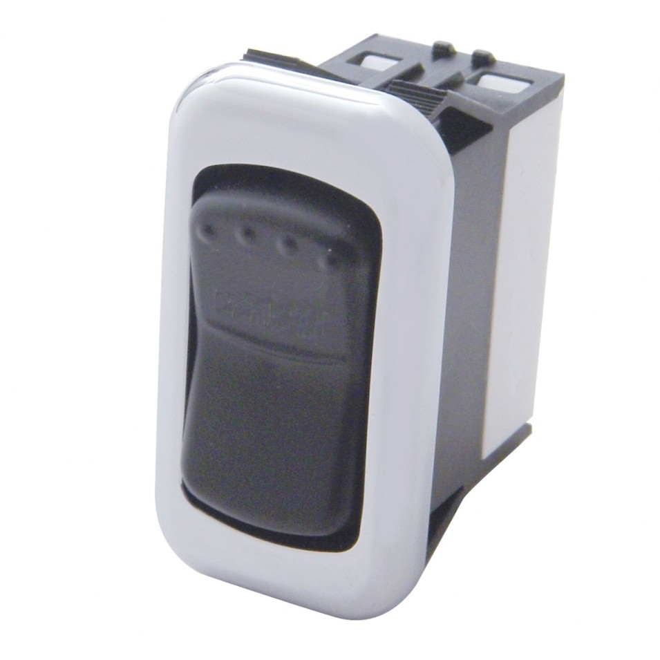 "Sleeper Light" Chrome Rocker Switch Cover - Plain