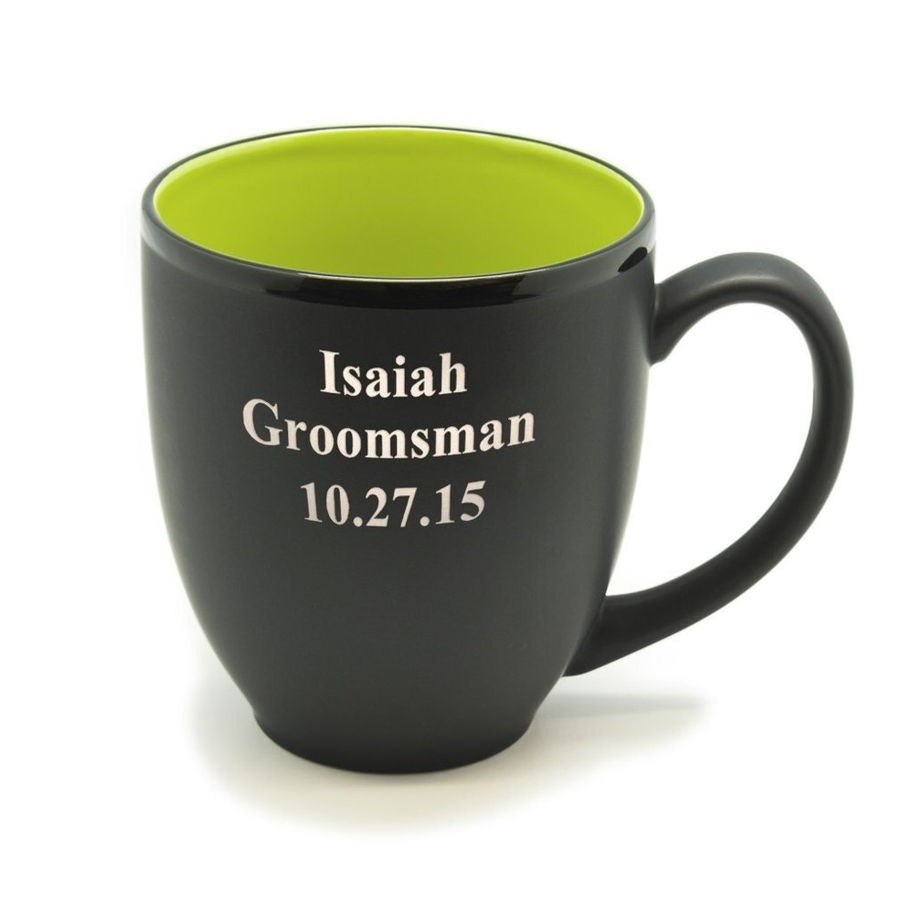 Name Designation & Date Personalized Hilo Bistro Mug