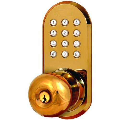 Remote Controlled Doorknob With Keypad - Wireless !