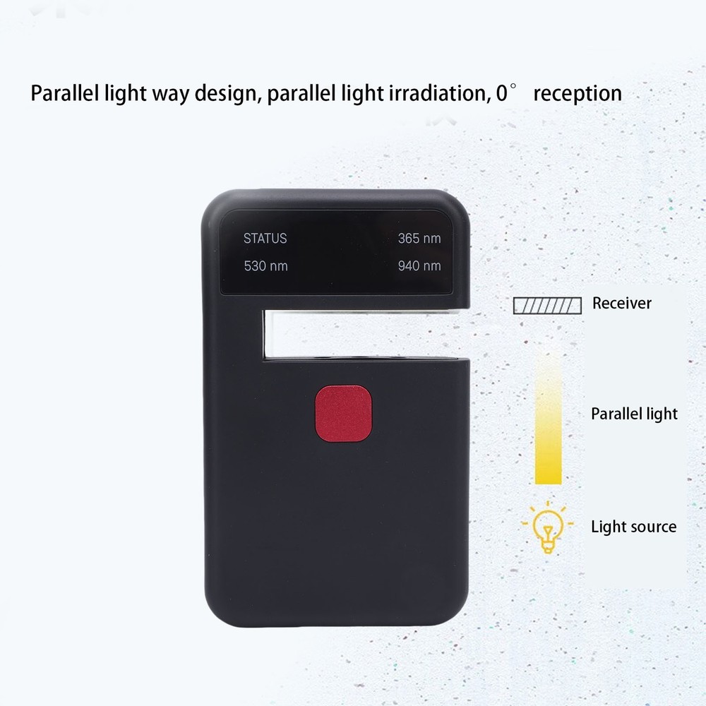 1.14in Digital Transmittance Meter Handheld Meter Light Transmittance Tester