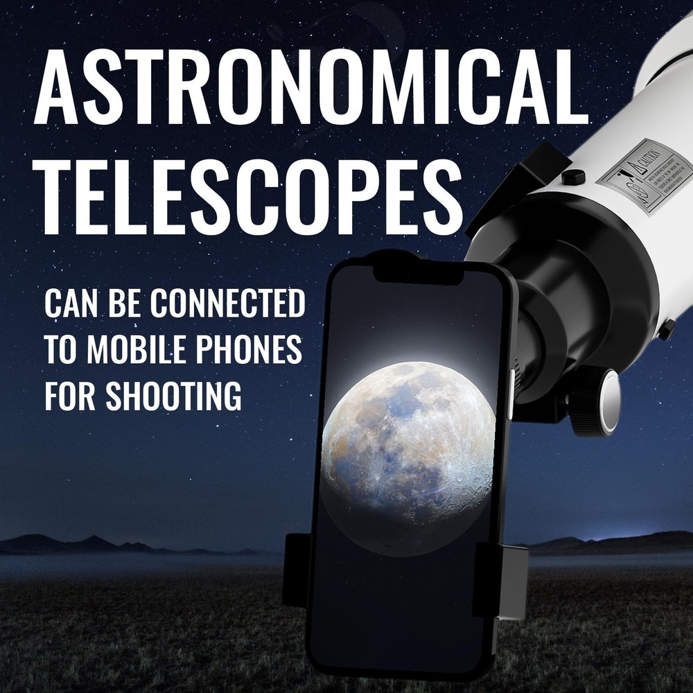 Telescope, 70mm Aperture Portable Refractor Telescopes for Astronomy Beginner...