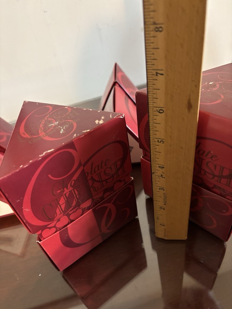 Vintage Candy Boxes 2 Lady Rose and 4 Chocolate Cherish Boxes Empty