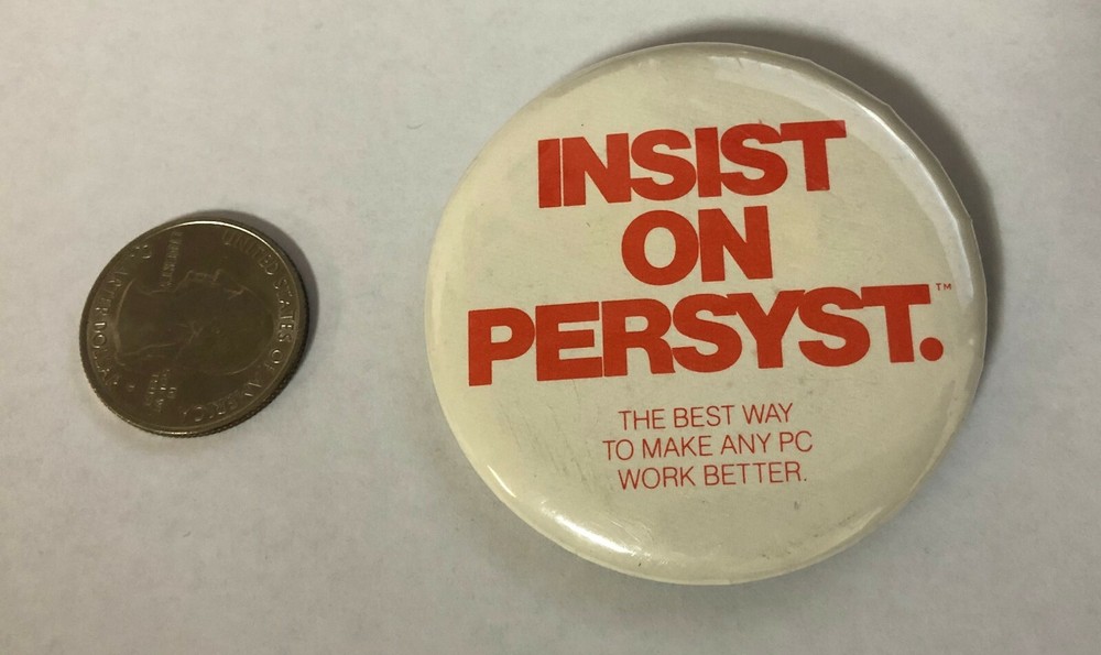 Persyst - Insist On Persyst Button Pin