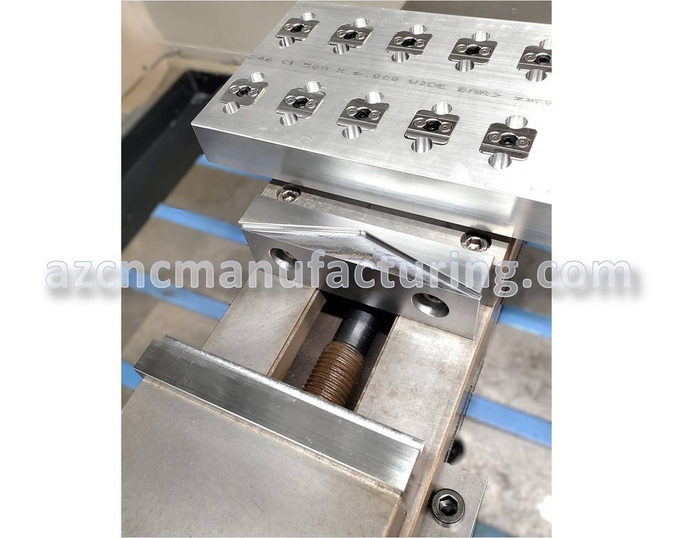 4" Quick Change Vise Workholding Pallet System High Capacity Part Clamping