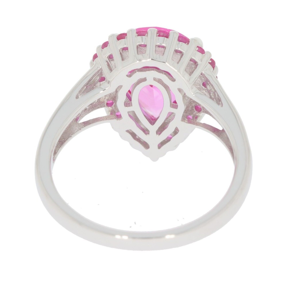 Sterling Silver Semi Mount Ring Setting Pear PE 13x9mm